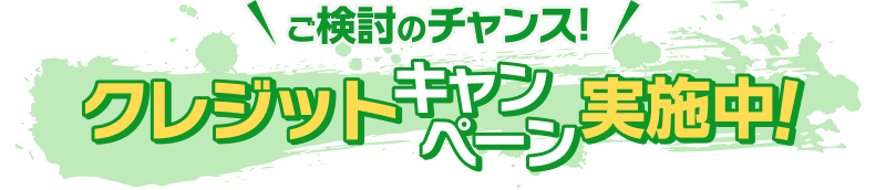 �N���W�b�g�L�����y�[�����{���I